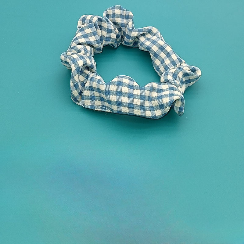 Wholesale Plaid Large Intestine Hair Ties